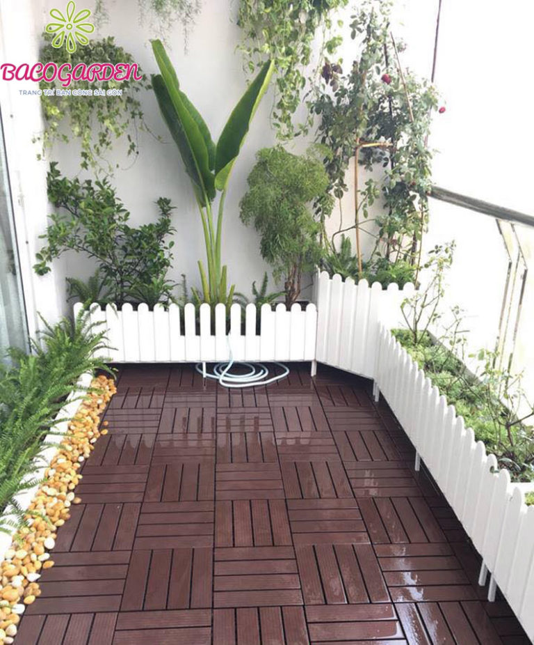 Chậu composite trồng cây