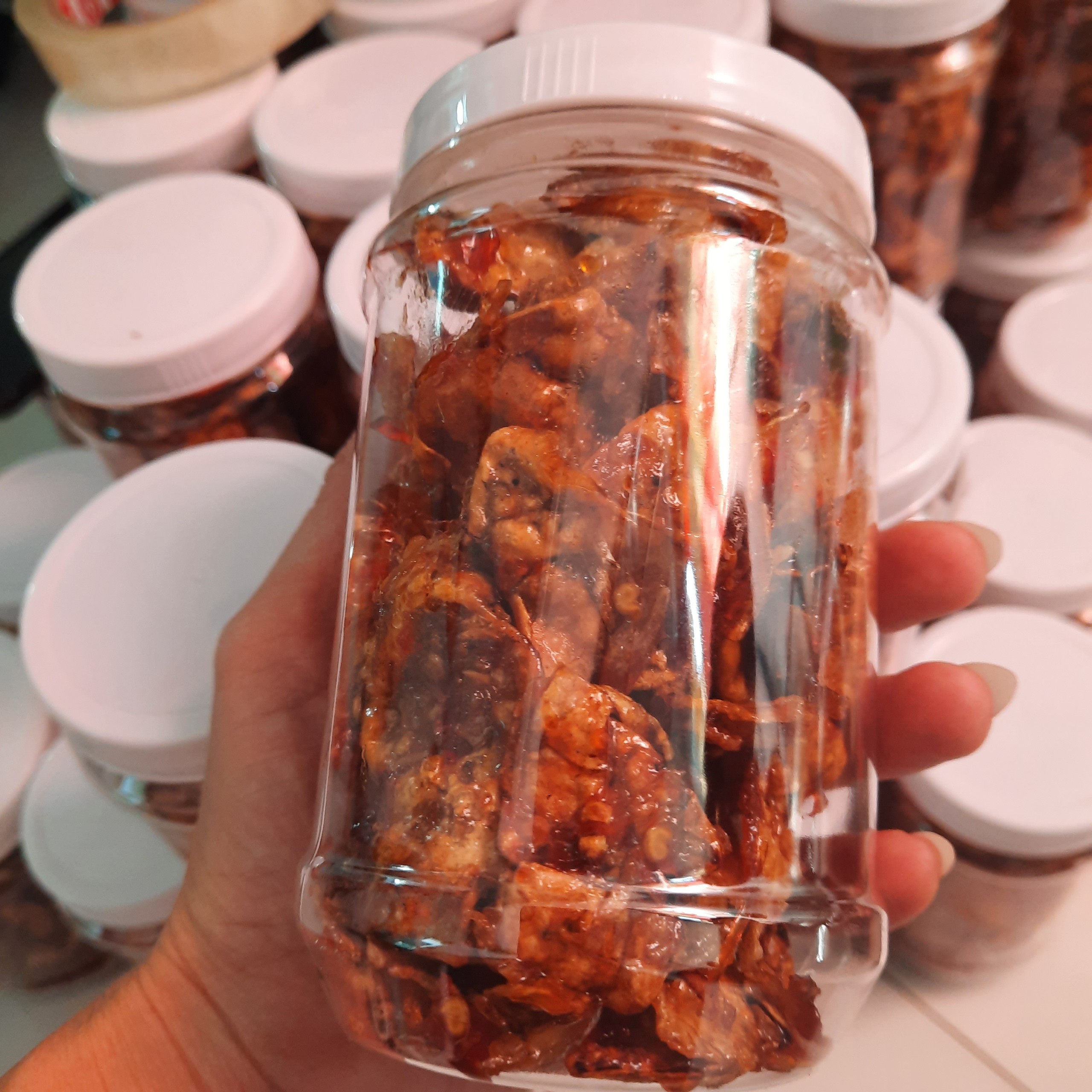 [combo 5 hũ] Mực Rim Sa tế Nguyên Con - MỖI HŨ 200GR