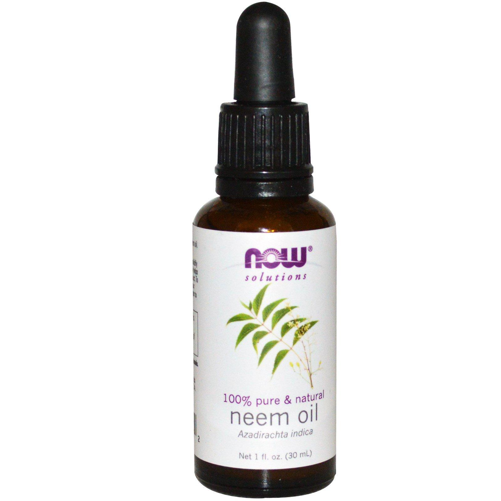 Now Solution, Dầu Neem Oil, 1 fl oz (30 ml)-USA
