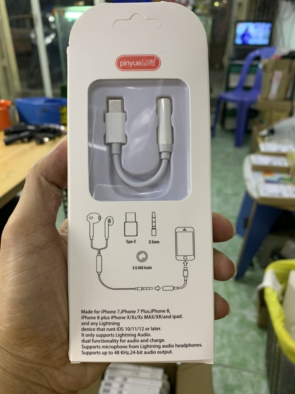 [HCM]Jack Chuyển Đổi USB Type-C sang 3.5mm