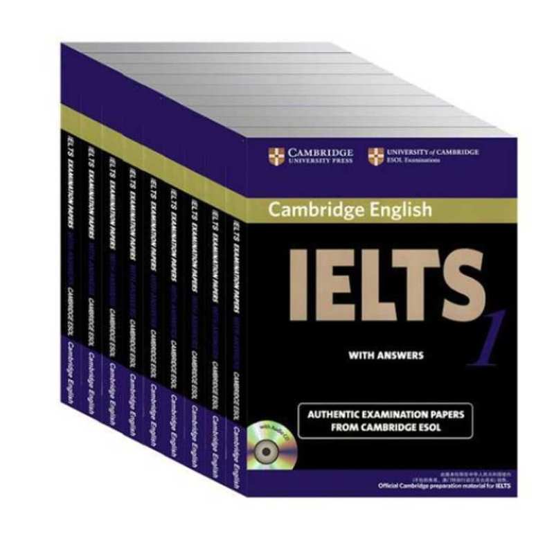 Cambridge English IELTS từ 1 - 15 (Đen) lẻ tùy chọn