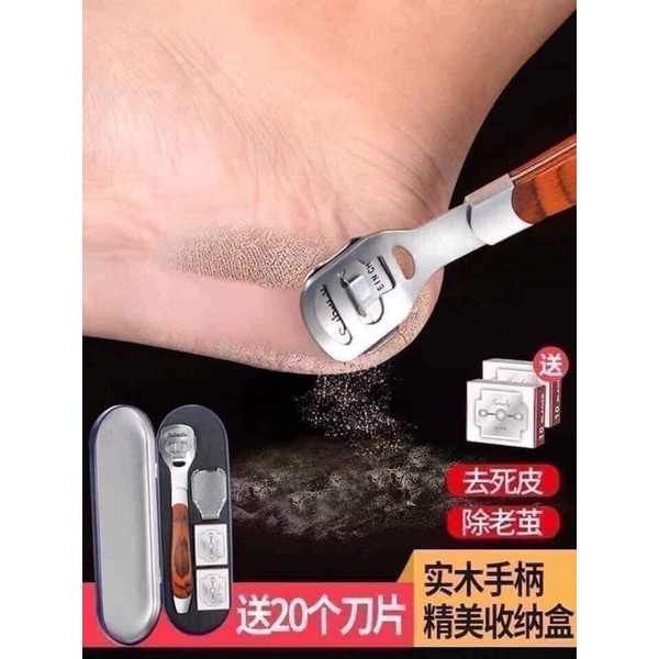 [Free Ship] - Bộ dụng cụ mài gót chân, bộ chà gót chân