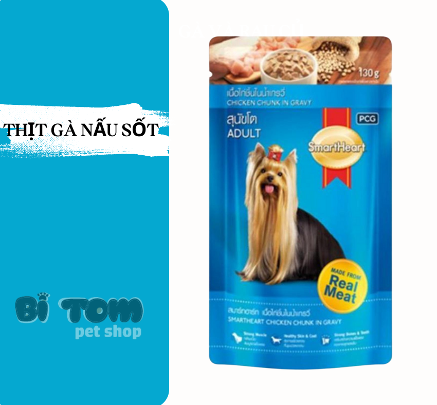 Pate cho chó SMART HEART - Gói 130gr