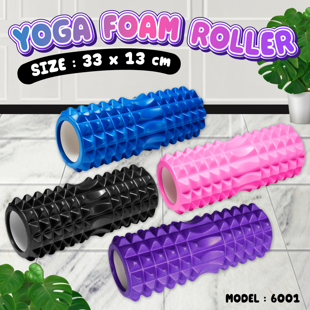 BG- Ống lăn tập yoga FOAM ROLLER  Con lăn tập GYM FITNESS MASSAGE thư giãn cơ bắp- ống lăn giãn cơ con lăn tập cơ bụng thế hệ mới