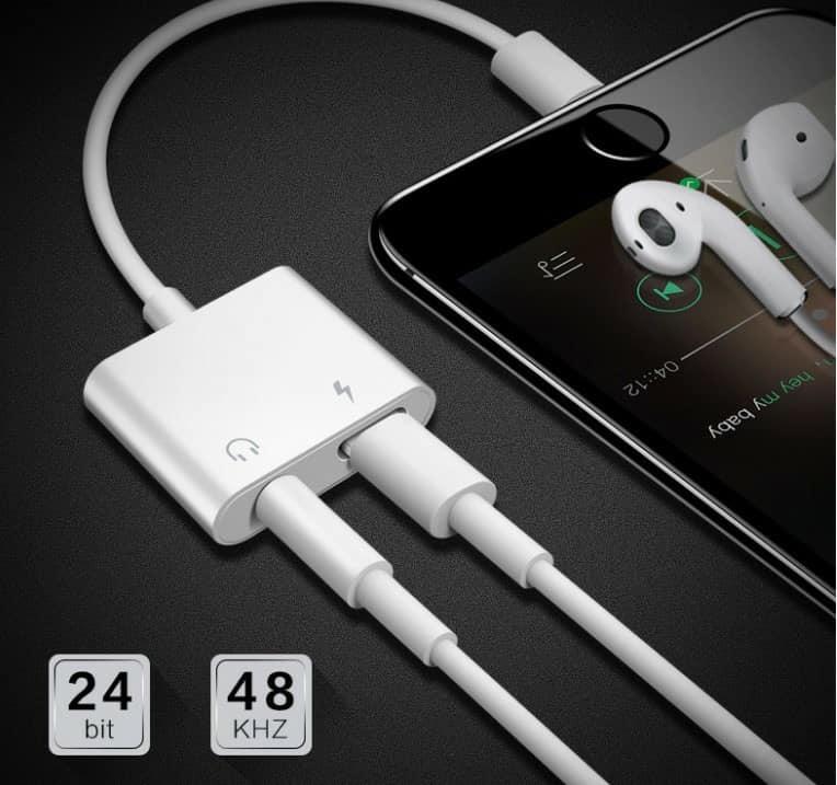 Cáp Chuyển Đổi Cho Iphone - Cổng Lightning Cang Jack Audio 3.5 Kết Nối Bluetooth
