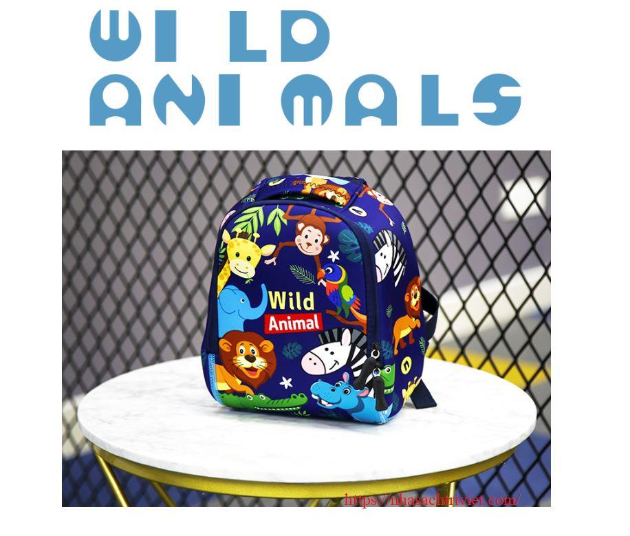 Balo siêu nhẹ Wild Animals 1-4 tuổi