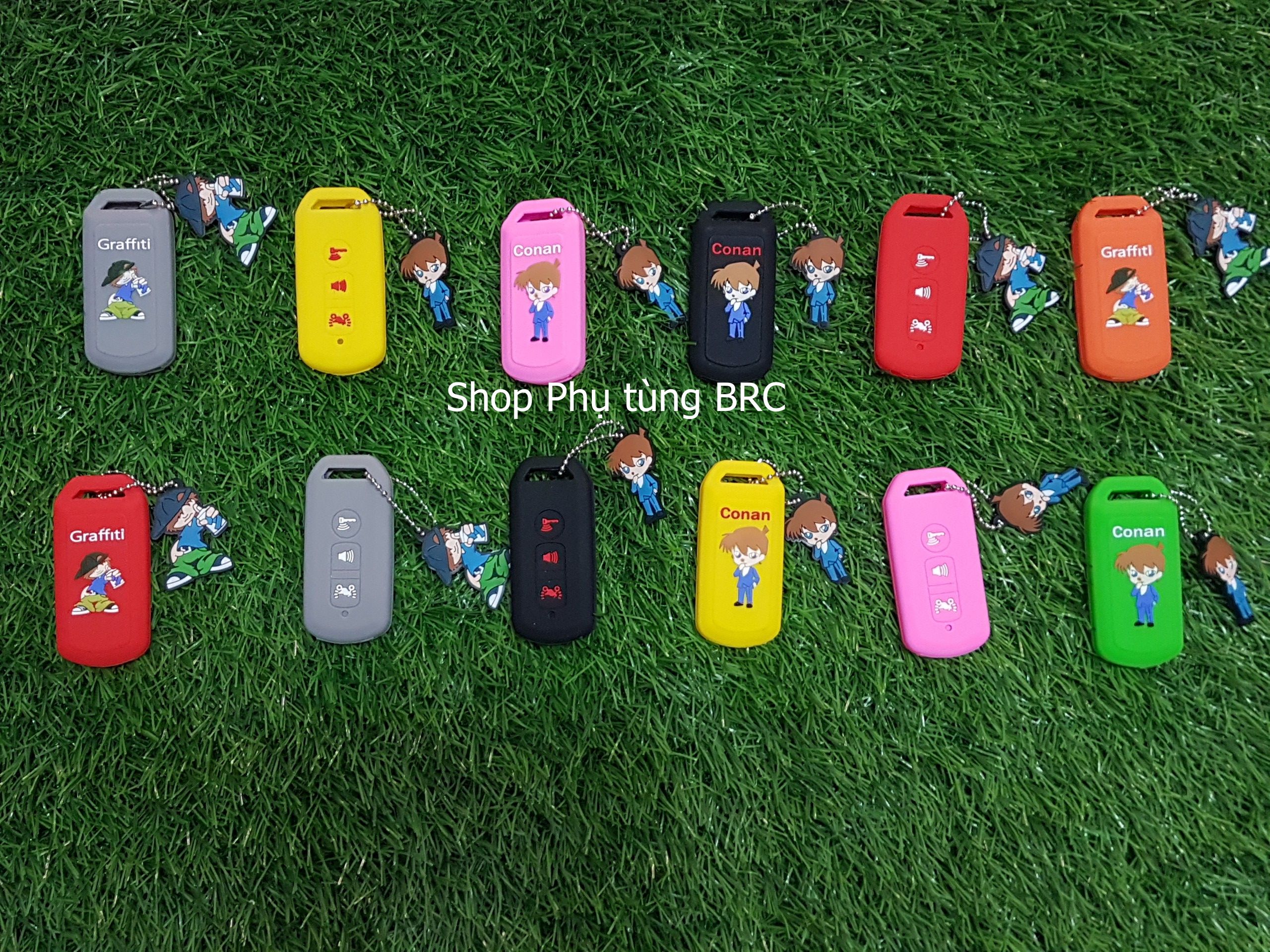 Bao da chìa khóa smartkey 3 nấc công tắc .