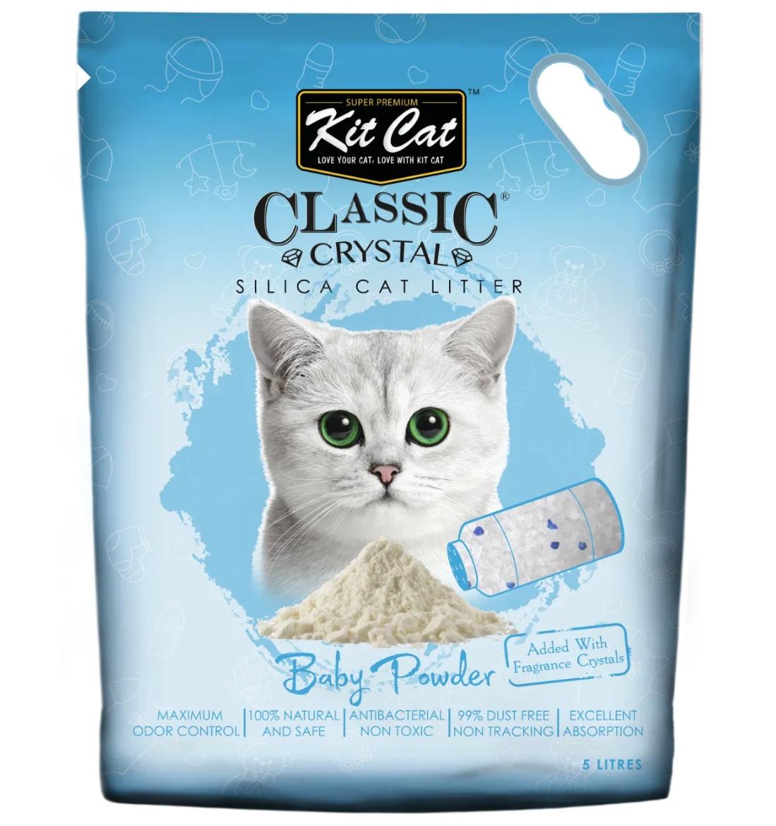 [HCM]Cát Vệ Sinh Cho Mèo Thuỷ Tinh Kit Cat 5L