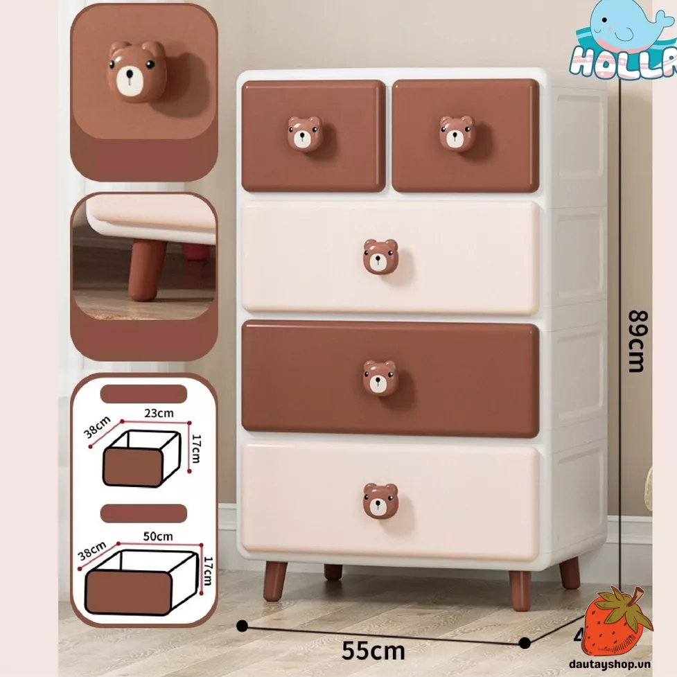 Tủ nhựa Holla đa năng cho bé