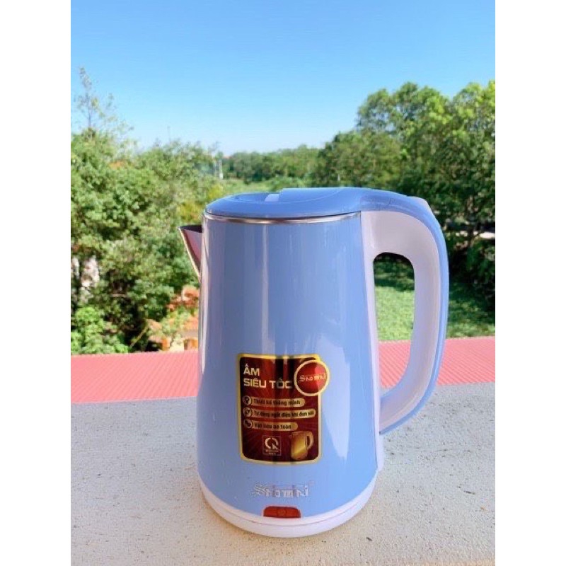 Ấm siêu tốc 2 lớp 2.5L Thái Lan