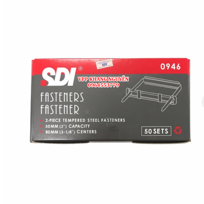 NẸP ACCO SẮT SDI 0946 CÓ TEM (HÀNG CÔNG TY)