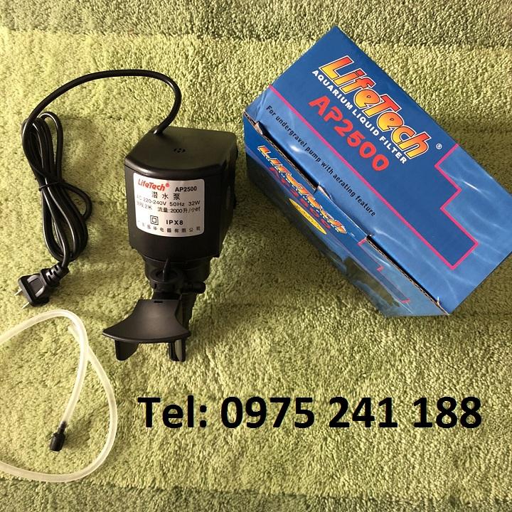 Máy bơm chìm bể cá Lifetech AP2500, 32W, đẩy cao 2m