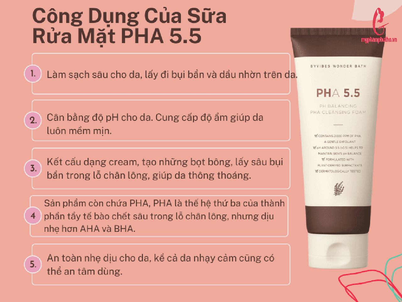 Sữa rửa mặt pha 5.5 byvibes wonder bath 150ml