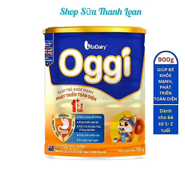 Sữa bột vitadairy oggi 1+ 900g .