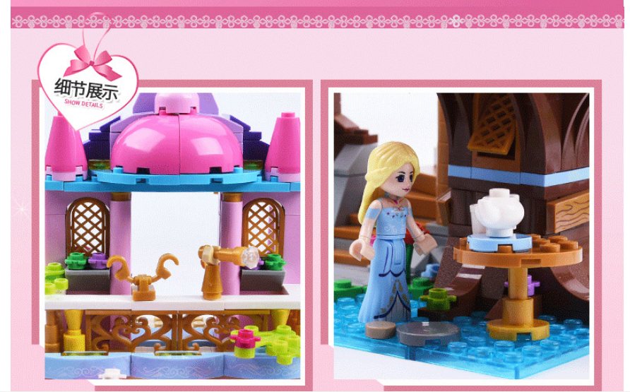 Lego khu vườn bí mật 498 chi tiết
