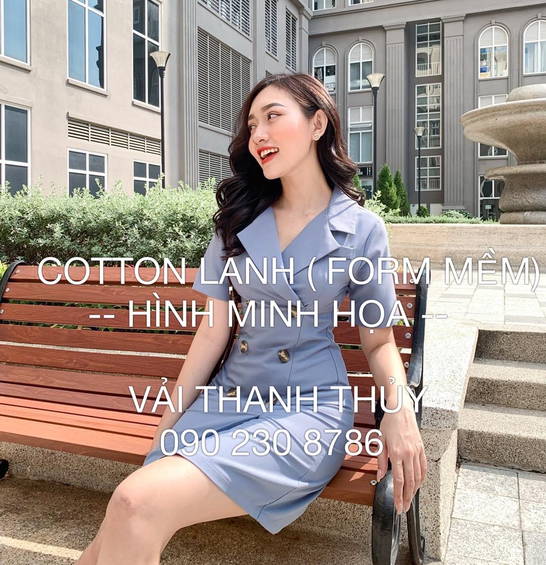 VẢI COTTON LẠNH ( LOẠI MỀM RŨ) - DÒNG VẢI CÔNG SỞ