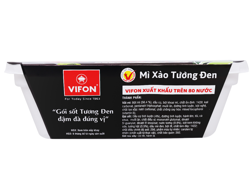 Thùng 18 khay mì xào Phú Gia vị tương đen 90g