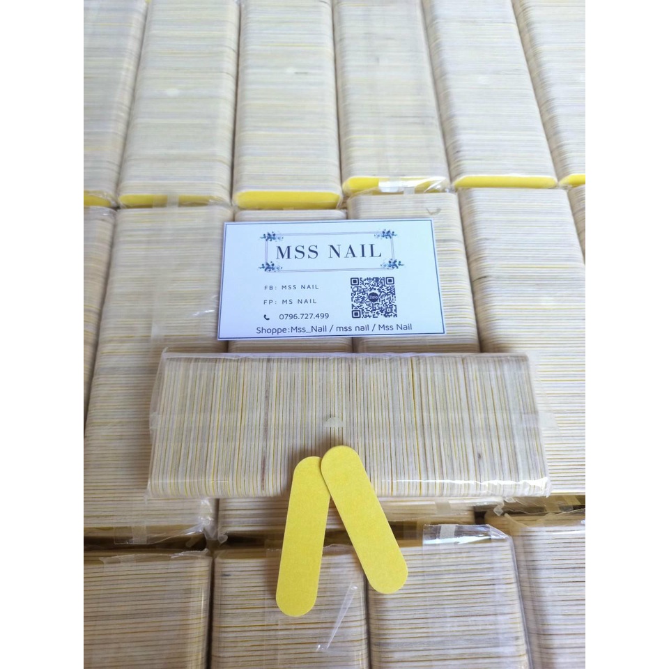Sét 100 dũa mini, dũa móng tay, dũa nail box