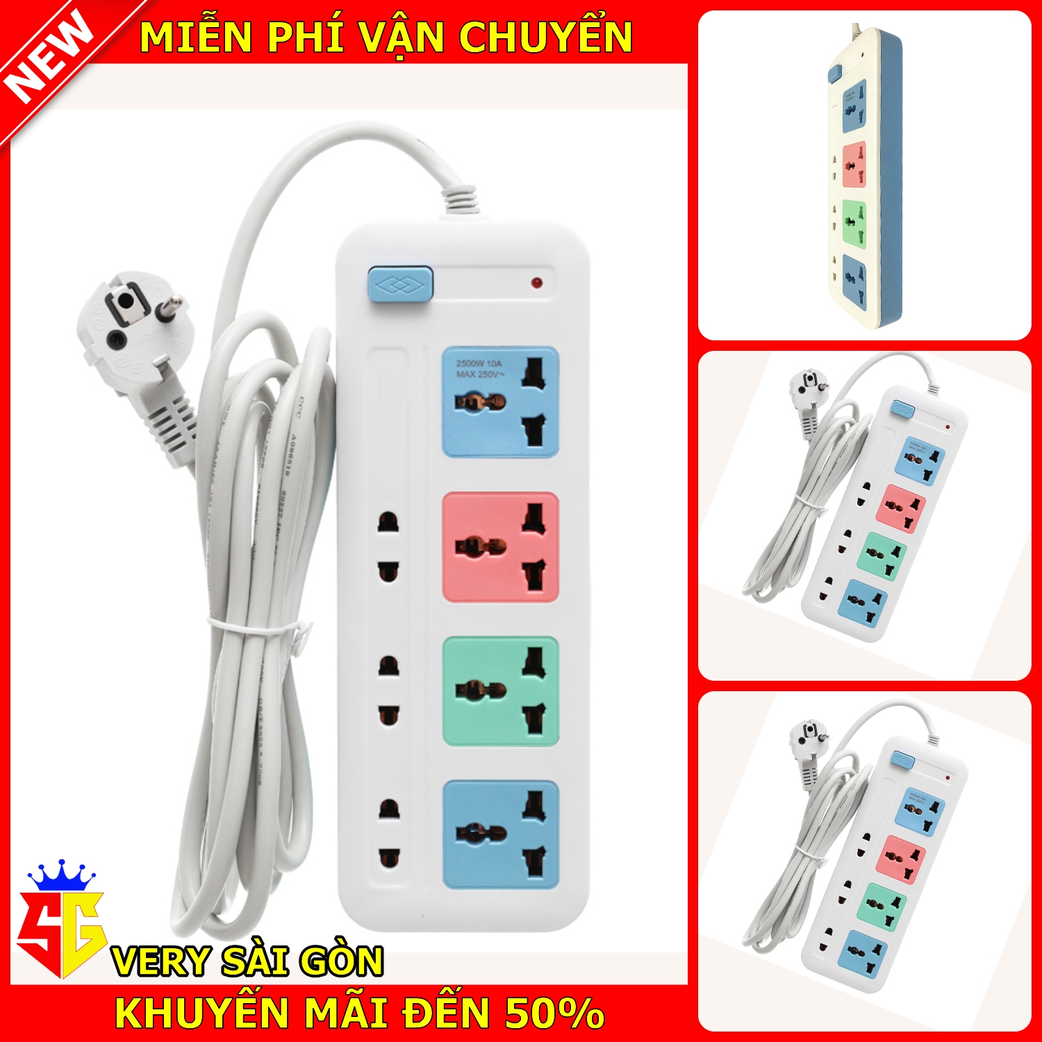 Ổ CẮM ĐIỆN 3M COMET CES4433 CHÍNH HÃNG