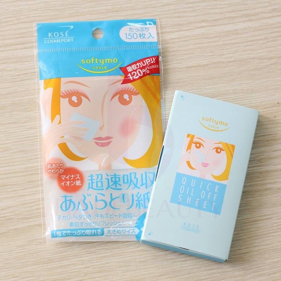 Giấy Thấm Dầu Nhanh Softymo Quick Oil Off Sheet ( 150 Miếng )
