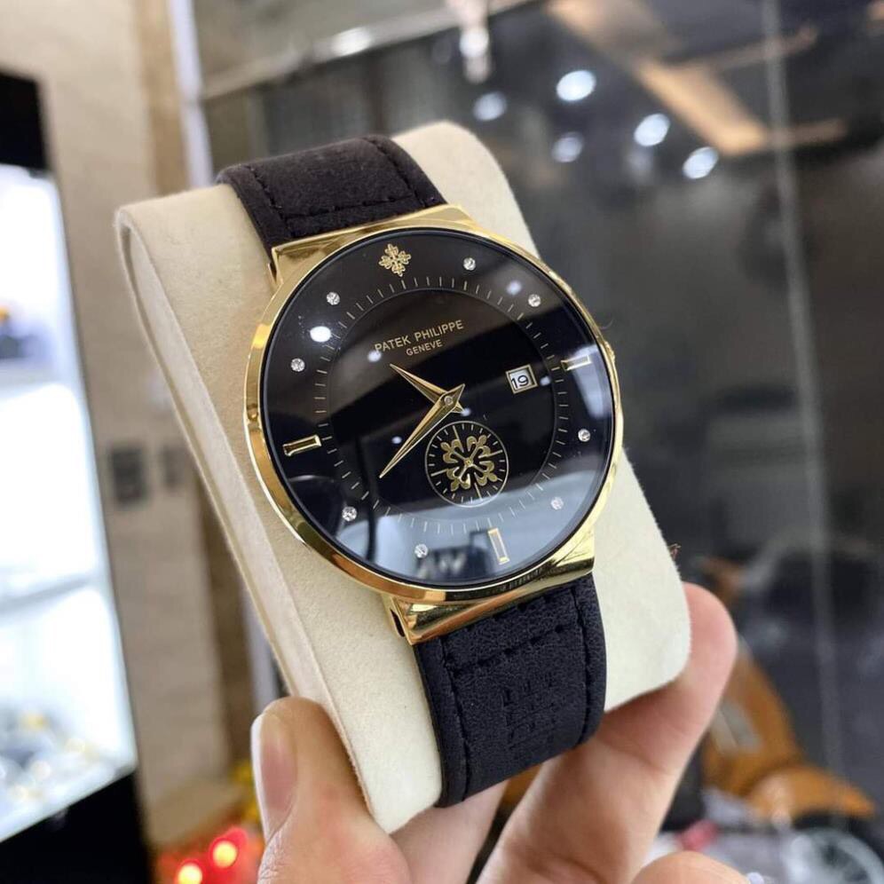 Đồng hồ nam Patek dây da sang trọng đẳng cấp