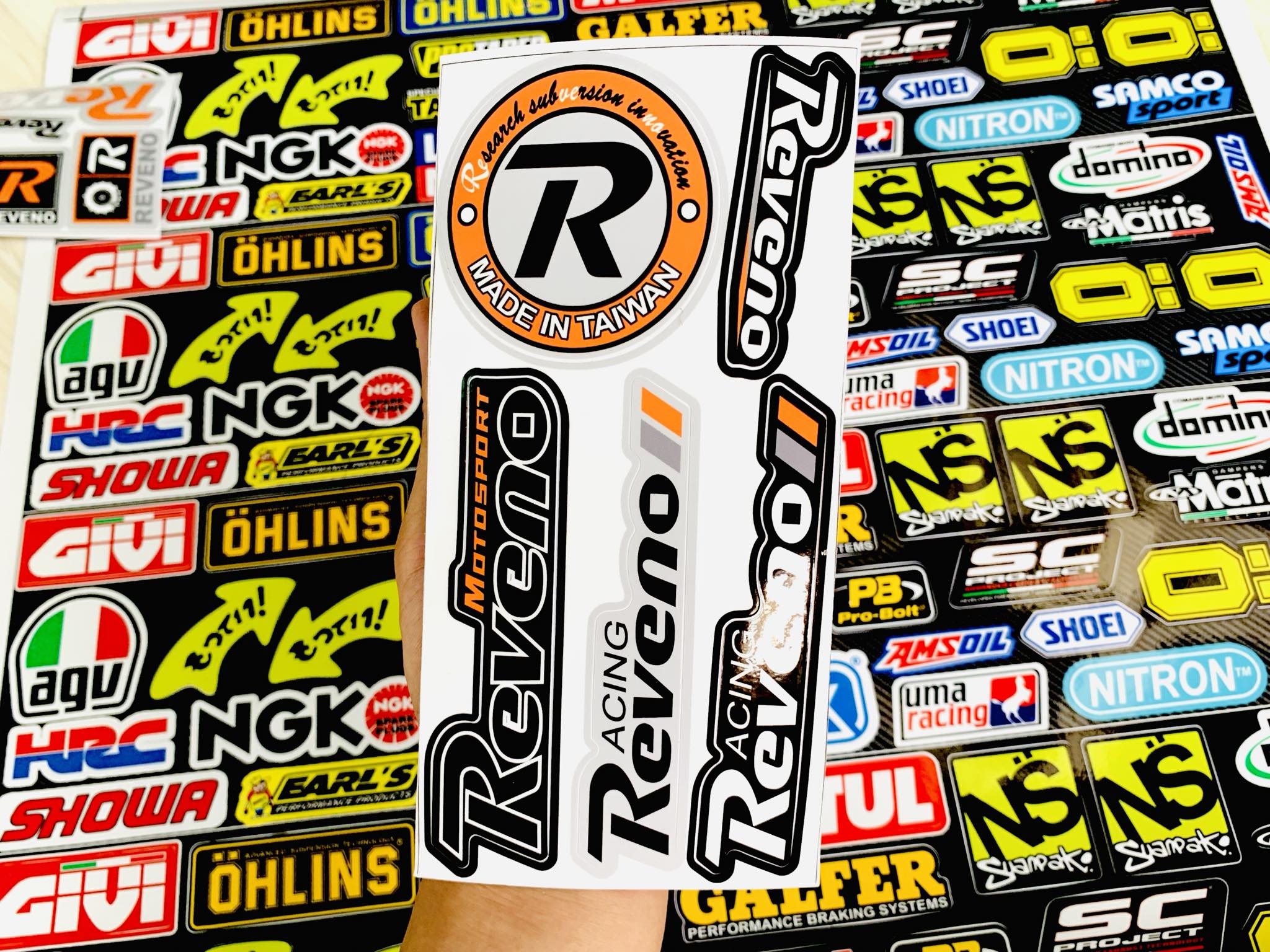 Tem Sticker Reveno - Decal Trang Trí Xe
