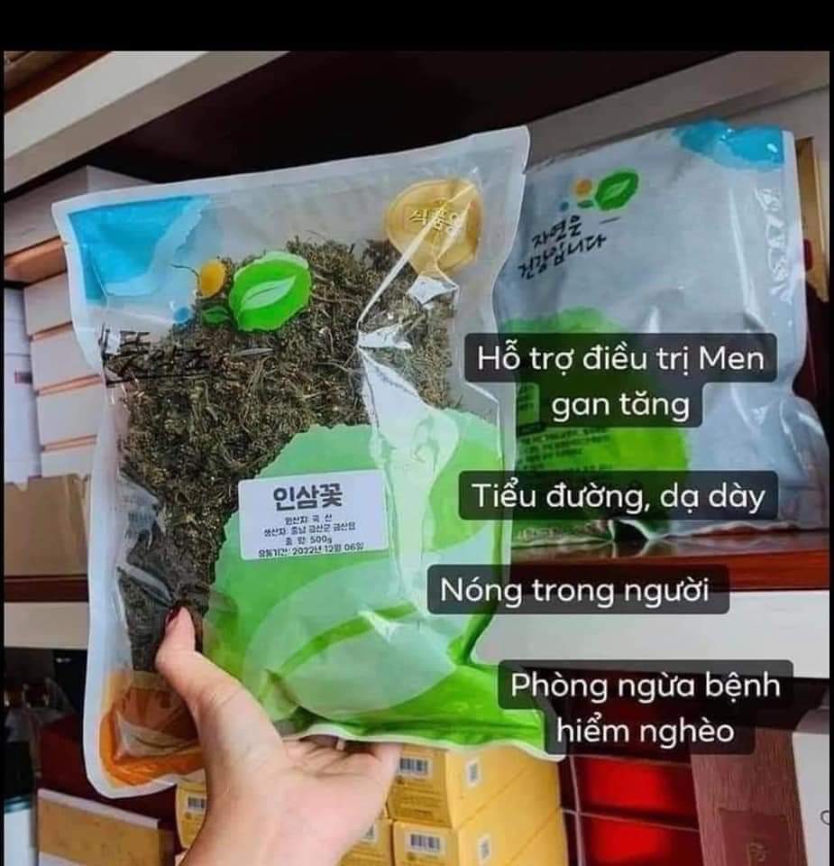 TRÀ HOA SÂM HÀN QUỐC, TÚI 500G