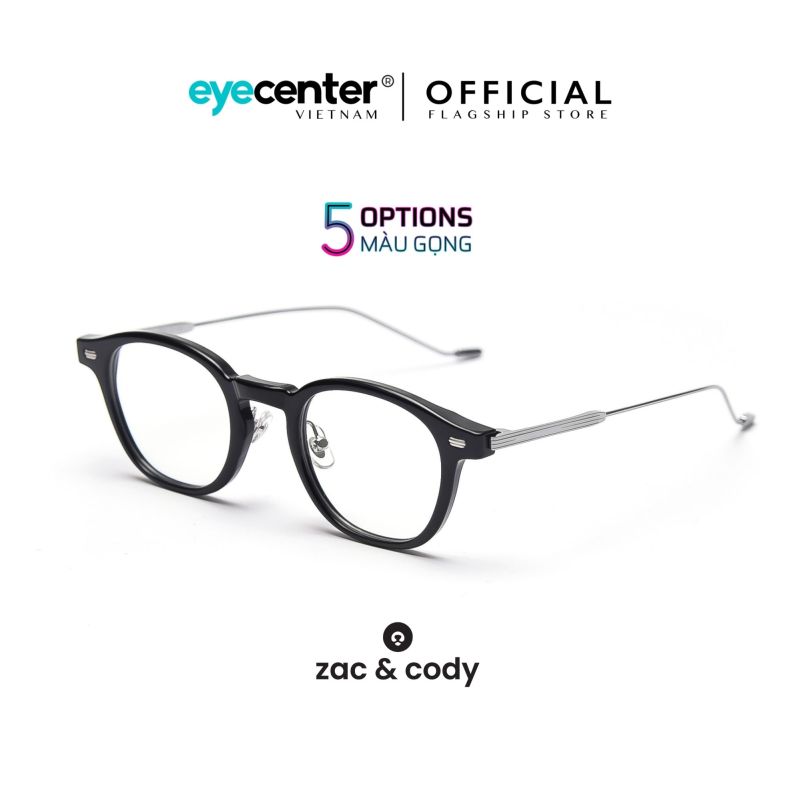 Giá bán Gọng kính cận nam nữ #FORT SMITH chính hãng ZAC & CODY kim loại chống gỉ cao cấp nhập khẩu by Eye Center Vietnam