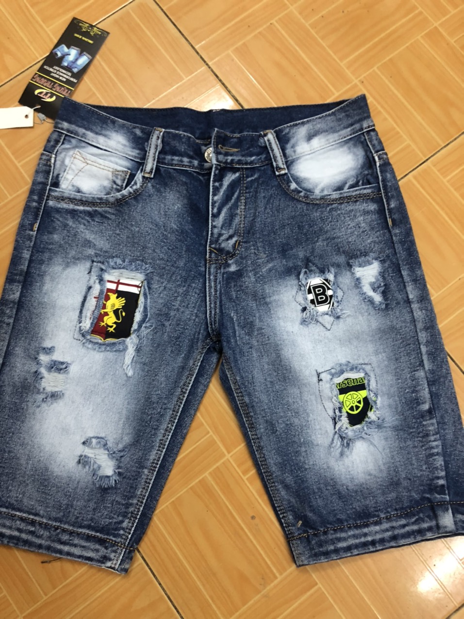 Quần Sọt Jeans Nam Cao Cấp