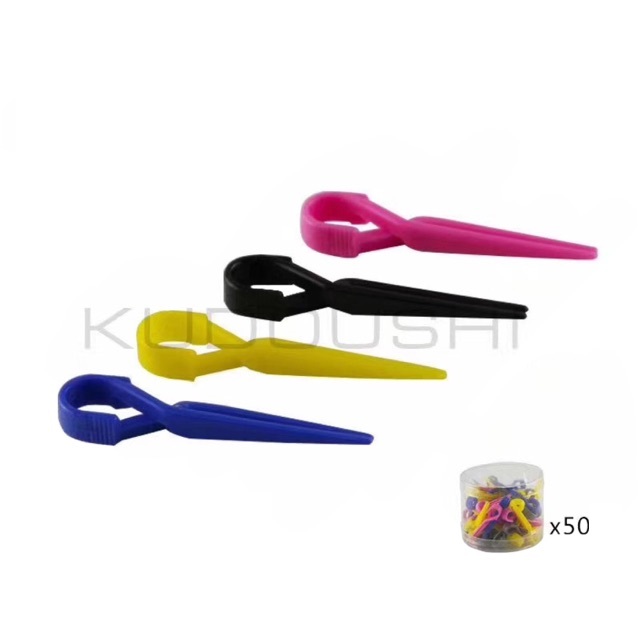 Hộp 50 kẹp tóc  PP định hình tóc dùng uốn lạnh , uốn máy, uốn setting