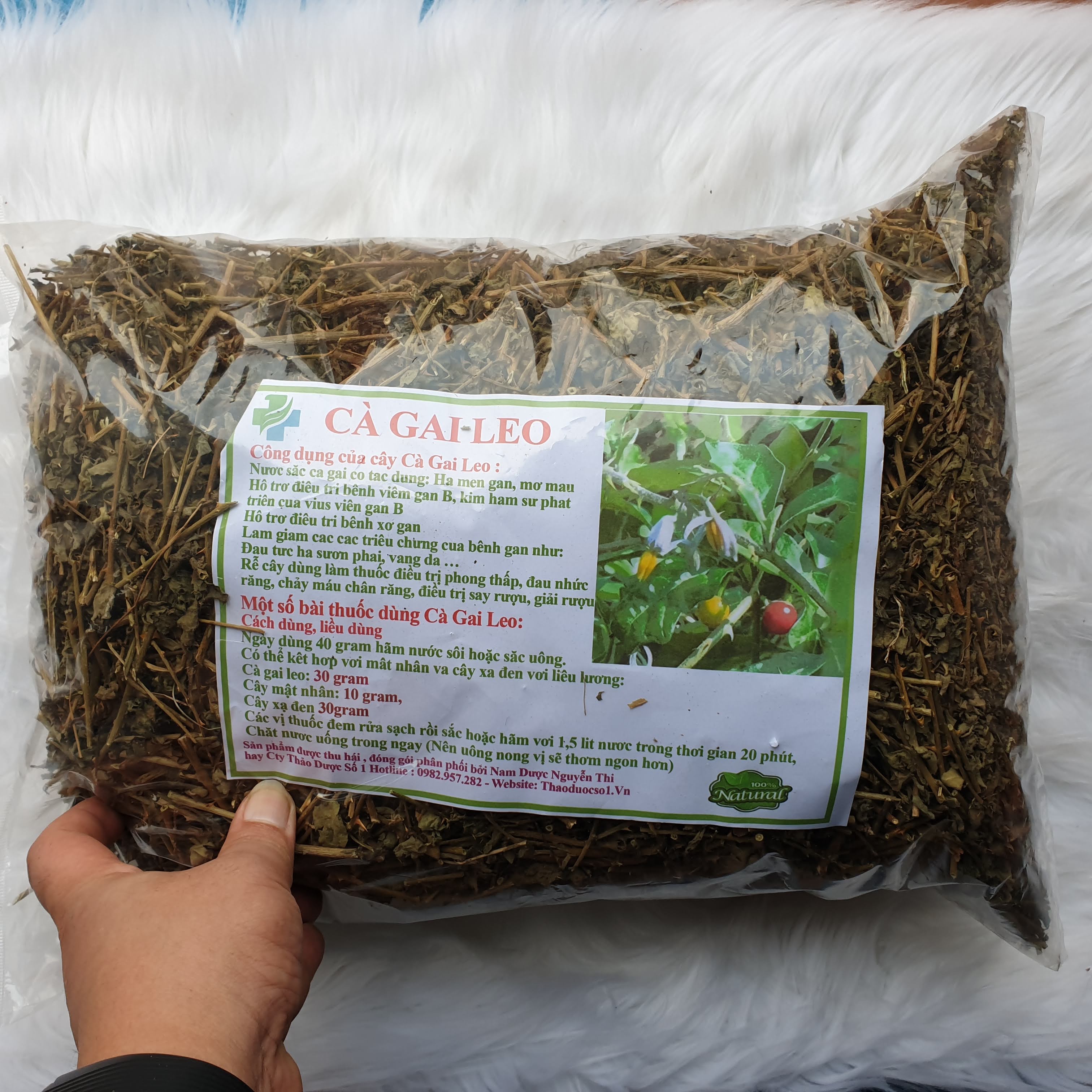 [Chính hảng] cây cà gai leo (0.5KG khô)