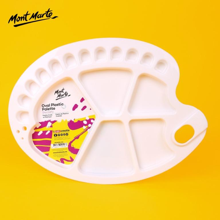 Khay Pha Màu nhựa Oval Mont Marte (Palette)