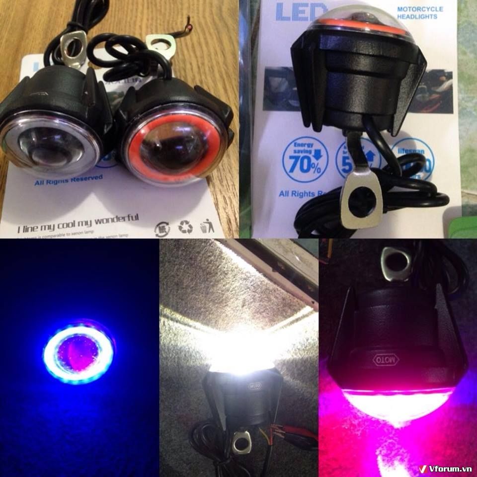 Đèn Trợ Sáng U7 Không Lồng Mắt Cú