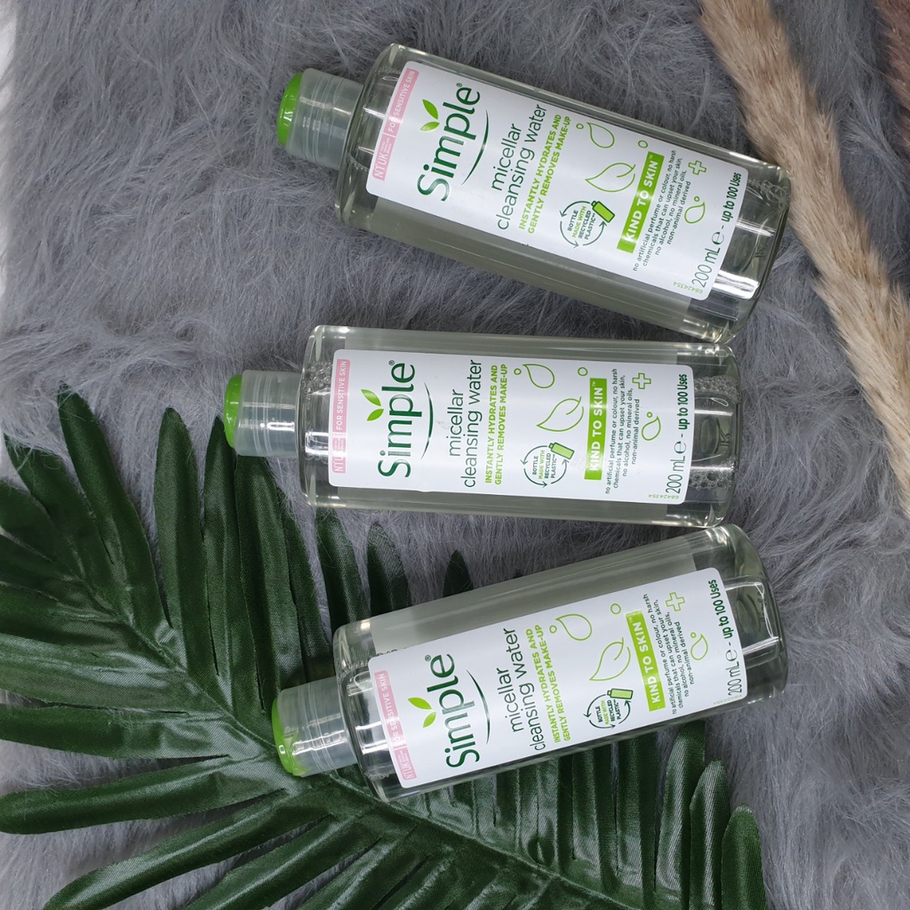 Nước Tẩy Trang Simple Micellar Cleansing Water 200ml