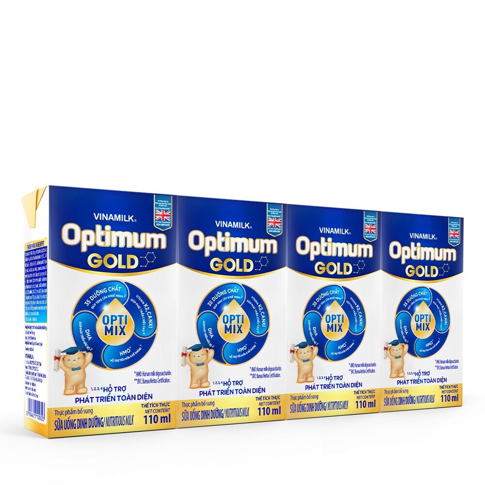 [Hoàn tiền 12%] Sữa Pha Sẵn Optimum Hộp 110ml ( Thùng 48 hộp )