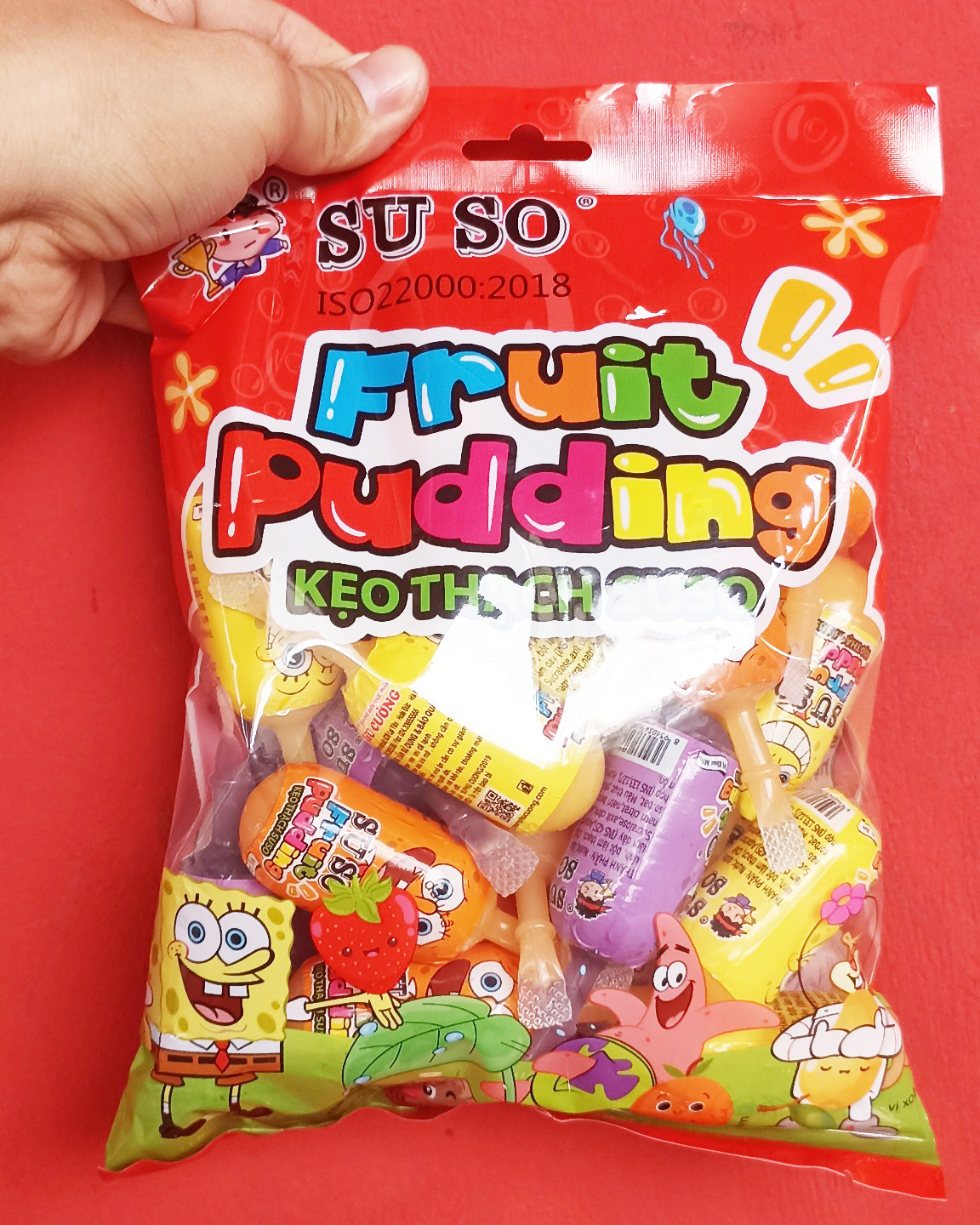 Kẹo Thạch Trái Cây Suso Fruit Pudding Phú Cường 780gr