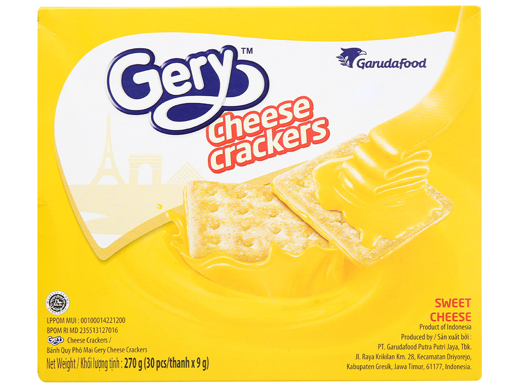 Bánh Quy Phô Mai Gery Cheese Crackers