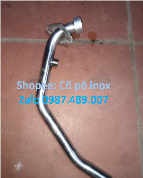 Cổ pô winner 150, inox 304 chống han rỉ, dày 1.5mm, phi 27mm