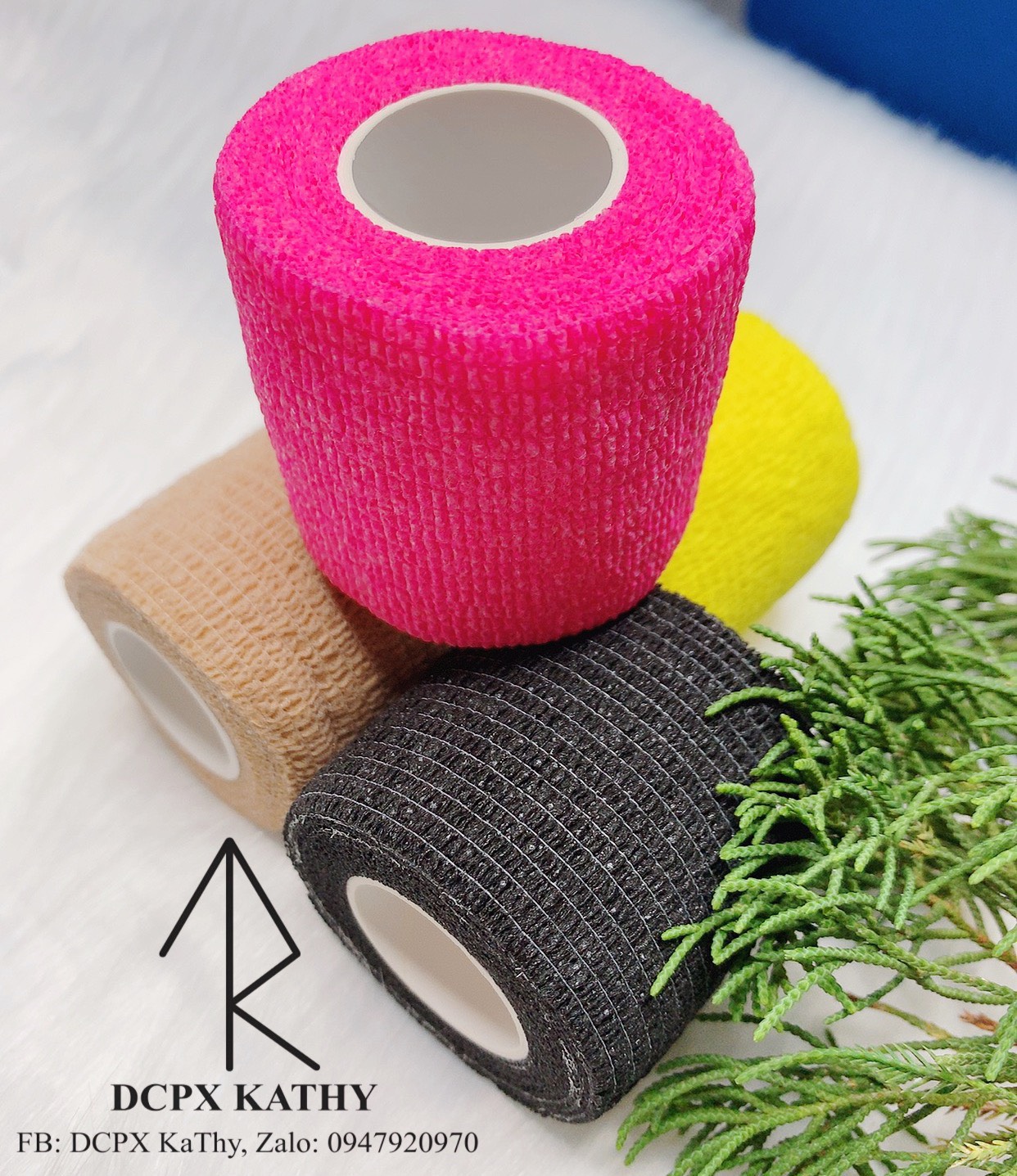 Cuộn vải bọc máy (len cuốn máy) phun xăm