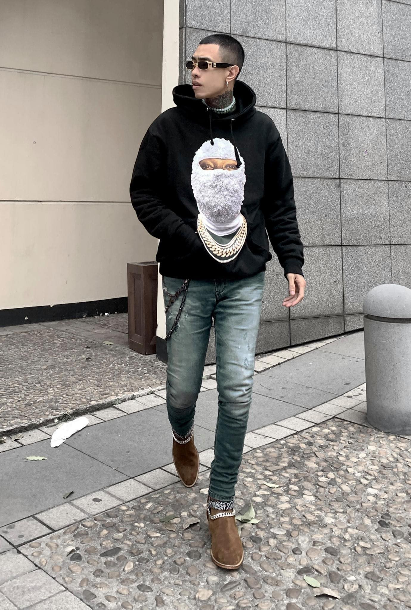 Áo Hoodie Bịt Mặt Cực Ngầu