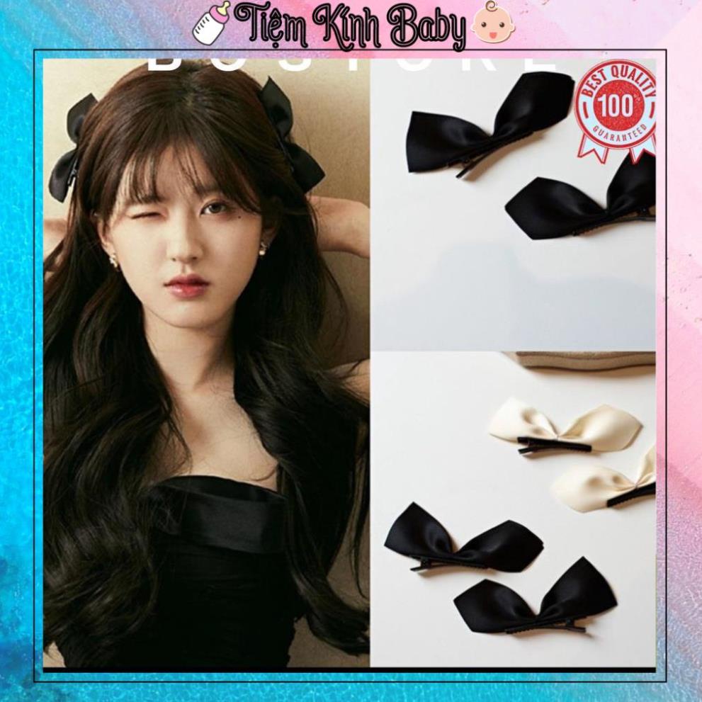 Kẹp tóc nơ Satin xinh xắn dành cho nữ
