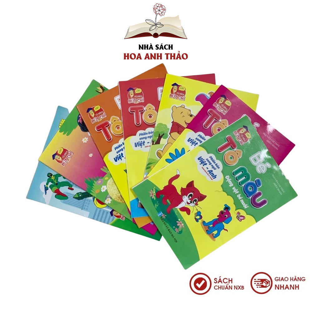 Sách - Bé Tô màu nhiều chủ đề tự chọn