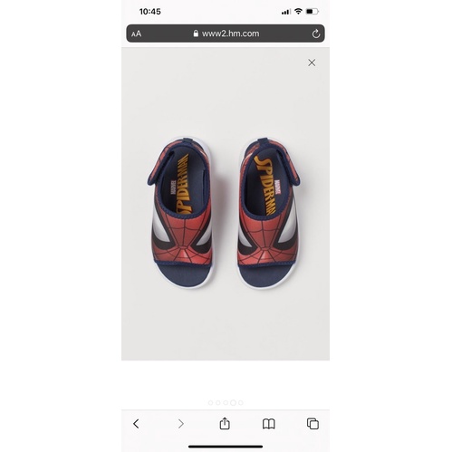 Sandal Hm spiderman xuất dư xịn