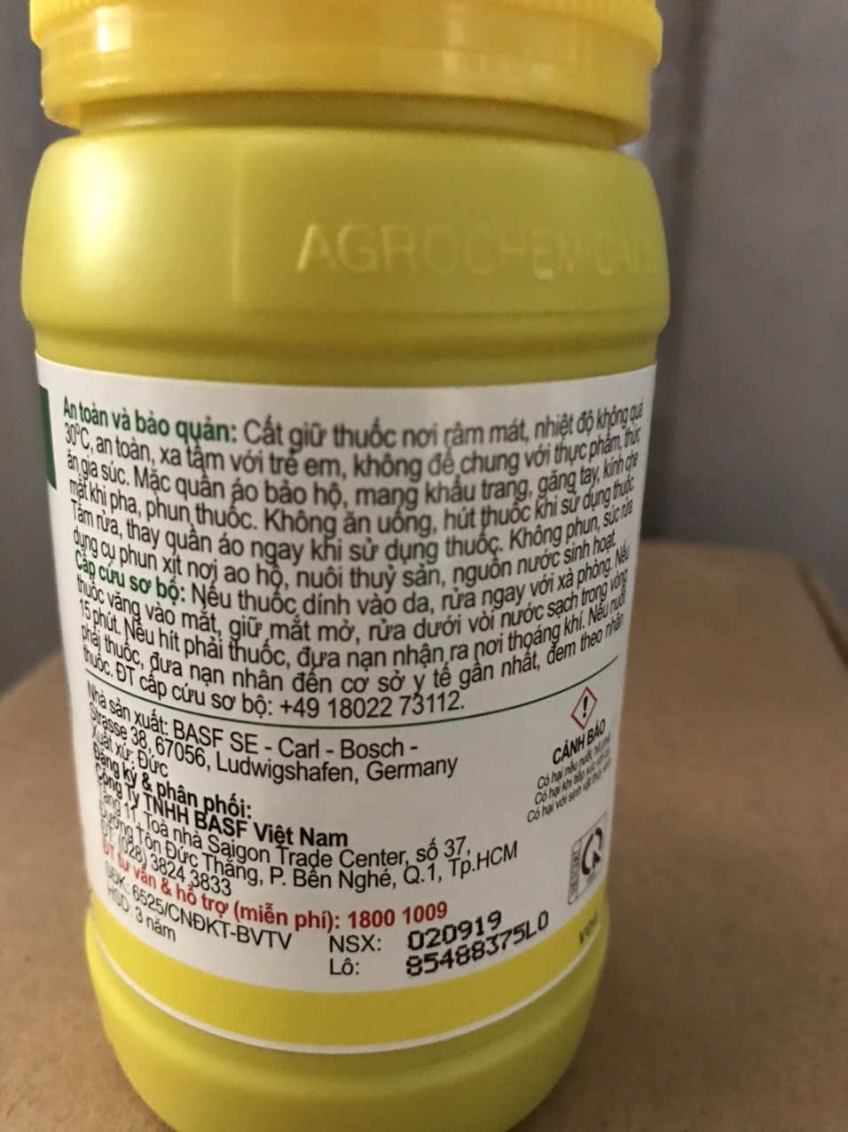 Thuốc trừ cỏ BASAGRAN 480 SL 250ML.
