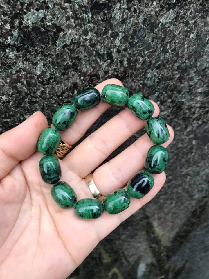 VÒNG TAY LU THỐNG RUBY NAM PHI 12LY