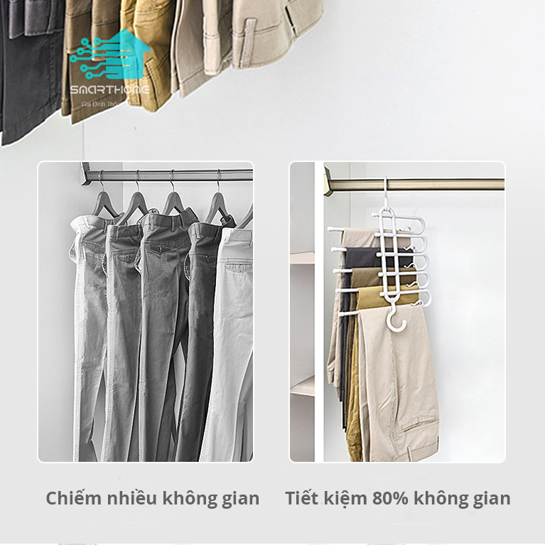 Móc Treo Quần Áo Đa Năng Nhật Bản