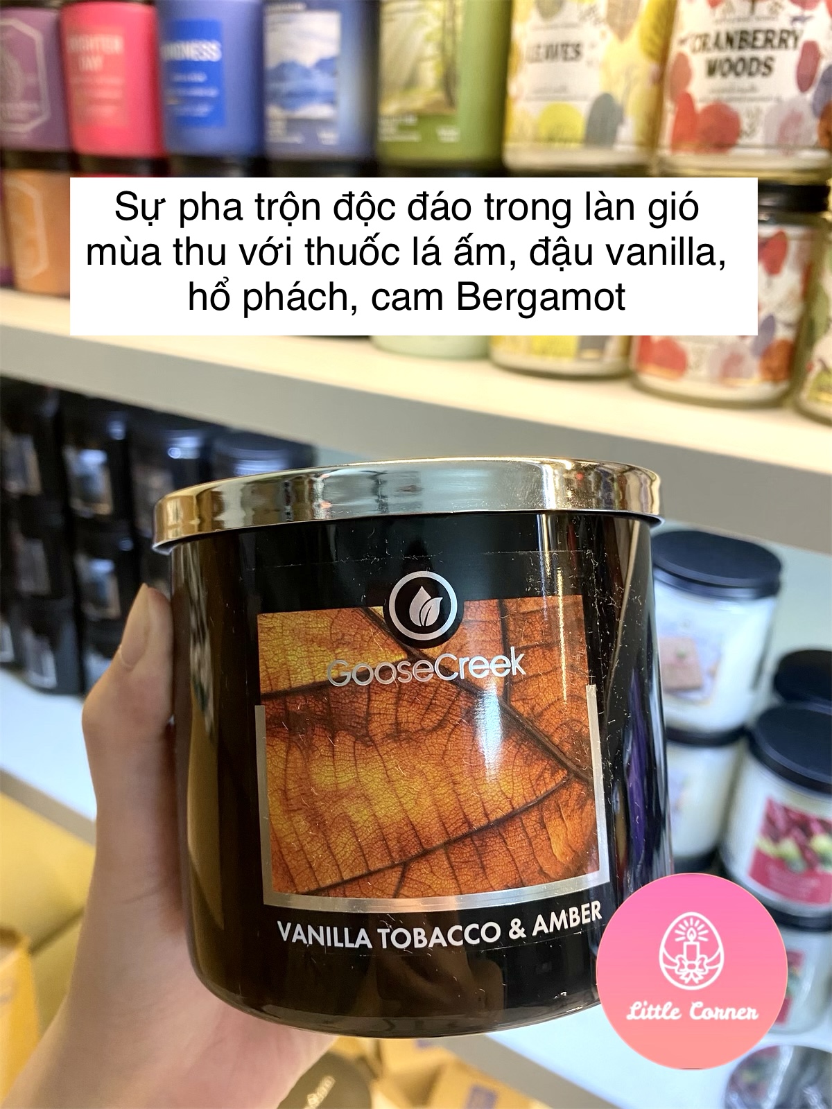 Nến thơm 3 bấc GOOSE CREEK (411g)