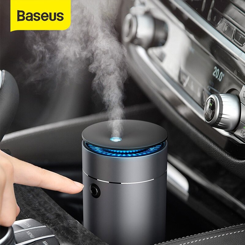 Máy phun sương tạo ẩm, xông tinh dầu mini dùng cho xe hơi Baseus Time