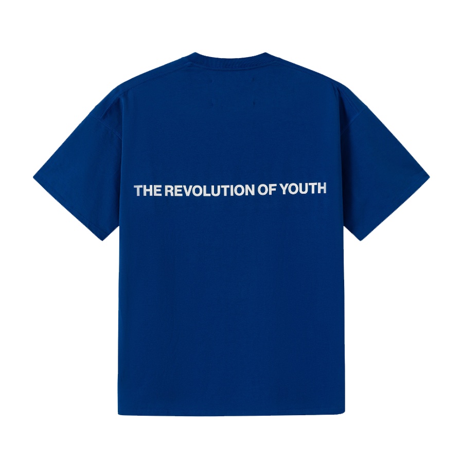 Áo thun Tshirt oversize basic BLUE - thương hiệu 84rising