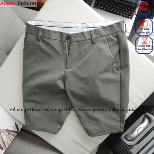 Quần Short Nam Tây Âu chất vải chéo bền đẹp, quần sọt nam form body kiểu dáng Hàn Quốc Adam_fashion